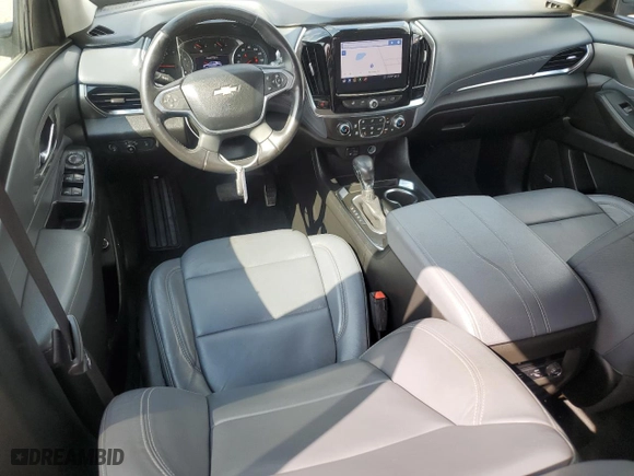 2021 Chevrolet Traverse LT Leather with VIN 1GNERHKW7MJ213448, listed as a Copart auction lot 50715005 with 64,179 mi miles and Clean Title. Bid and sale history available at carsss.com. Image 8.