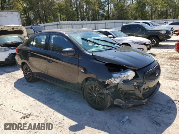 2020 Mitsubishi Mirage G4 SE with VIN ML32F4FJ0LHF07393, listed as a Copart auction lot 49332415 with 0 mi miles and Non Repairable. Bid and sale history available at carsss.com. Image 4.