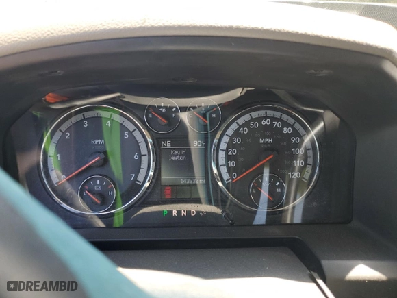 2010 Dodge Ram 1500 ST with VIN 1D7RV1GP1AS109788, listed as a Copart auction lot 61017744 with 143,332 mi miles and Salvage Title. Bid and sale history available at carsss.com. Image 9.