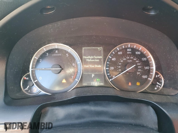 2016 Lexus ES with VIN 58ABK1GG9GU028155, listed as a Copart auction lot 53284975 with 77,253 mi miles and Salvage Title. Bid and sale history available at carsss.com. Image 9.