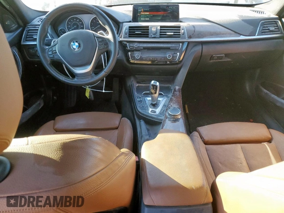 2017 BMW 3 Series 330e iPerformance with VIN WBA8E1C31HA156504, listed as a Copart auction lot 47971015 with 77,396 mi miles and Salvage Title. Bid and sale history available at carsss.com. Image 8.