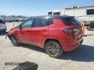 2024 Jeep Compass Limited with VIN 3C4NJDCN3RT591619, listed as a Copart auction lot 50269985 with 34,021 mi miles and Salvage Title. Bid and sale history available at carsss.com. Image 2.