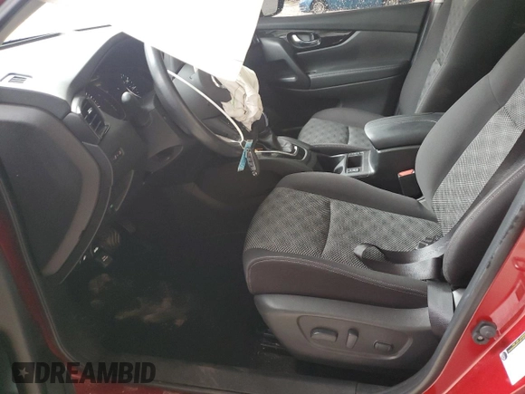 2017 Nissan Rogue SV with VIN JN1BJ1CP9HW014026, listed as a Copart auction lot 44653835 with 34,669 mi miles and Salvage title. Bid and sale history available at DreamBid. Image 7.