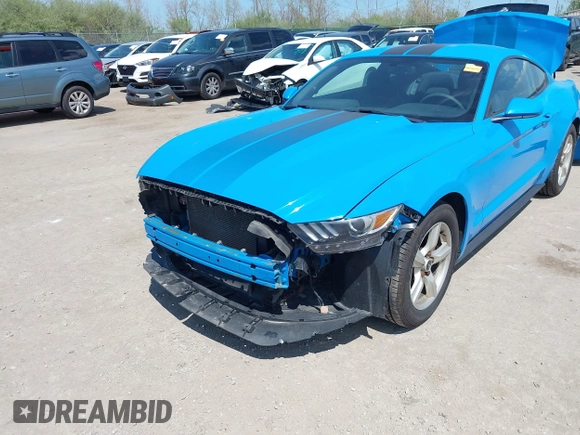 2017 Ford Mustang V6 with VIN 1FA6P8AM2H5333214, listed as a IAAI auction lot 42105523 with 121,324 mi miles and . Bid and sale history available at carsss.com. Image 6.