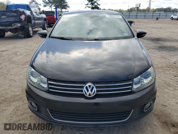 2012 Volkswagen Eos Lux with VIN WVWFW7AH3CV015475, listed as a Copart auction lot 78923724 with 109,453 mi miles and Salvage Title. Bid and sale history available at DreamBid. Image 5.