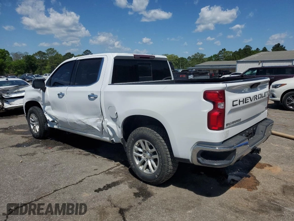 2021 Chevrolet Silverado 1500 LTZ with VIN 3GCUYGED4MG345127, listed as a Copart auction lot 52235175 with 84,007 mi miles and Salvage Title. Bid and sale history available at DreamBid. Image 2.