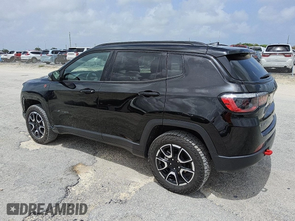 2024 Jeep Compass Trailhawk с VIN 3C4NJDDNXRT137107, выставлен на аукционе Copart как лот 62807515 с пробегом 29 695 миль миль и Чистый • Clean title. История ставок и продаж доступна на DreamBid. Изображение 2.