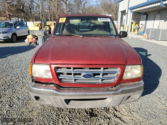 2001 Ford Ranger XL with VIN 1FTYR10C91TA26959, listed as a Copart auction lot 86453044 with 303,676 mi miles and Salvage Title. Bid and sale history available at carsss.com. Image 5.