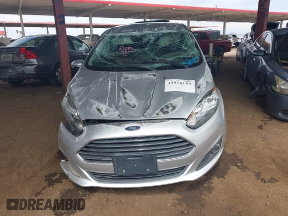2014 Ford Fiesta SE with VIN 3FADP4BJ9EM196038, listed as a IAAI auction lot 41916159 with 85,582 mi miles. Bid and sale history available at carsss.com. Image 12.