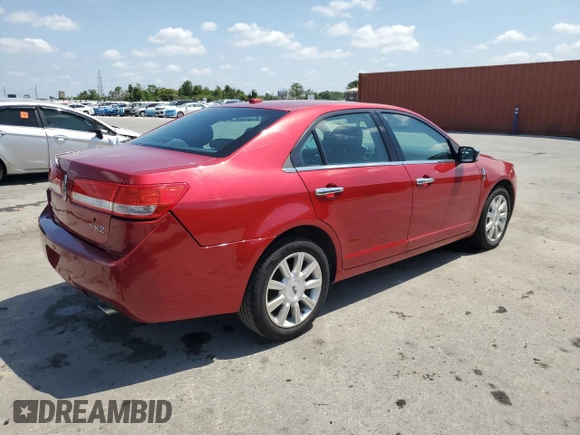2012 Lincoln MKZ with VIN 3LNHL2GC7CR810893, listed as a Copart auction lot 54709745 with 104,838 mi miles and Salvage Title. Bid and sale history available at carsss.com. Image 3.