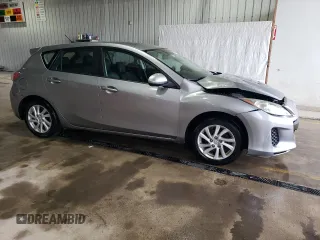 2012 Mazda 3 i Grand Touring with VIN JM1BL1M7XC1659084, listed as a Copart auction lot 49064185 with 104,883 mi miles and Salvage Title. Bid and sale history available at DreamBid. Image 4.