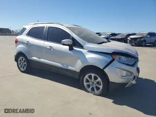 2020 Ford EcoSport SE with VIN MAJ3S2GE2LC361047, listed as a Copart auction lot 48476695 with 95,325 mi miles and Clean Title. Bid and sale history available at carsss.com. Image 4.