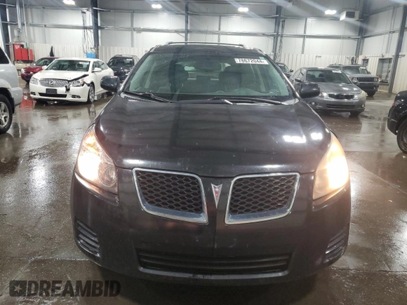 2009 Pontiac Vibe with VIN 5Y2SM67039Z420818, listed as a Copart auction lot 78672044 with 190,198 mi miles and Salvage Title. Bid and sale history available at carsss.com. Image 5.