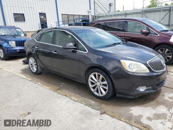 2012 Buick Verano Group with VIN 1G4PS5SK8C4190076, listed as a Copart auction lot 58431335 with 164,395 mi miles and Salvage title. Bid and sale history available at DreamBid. Image 4.