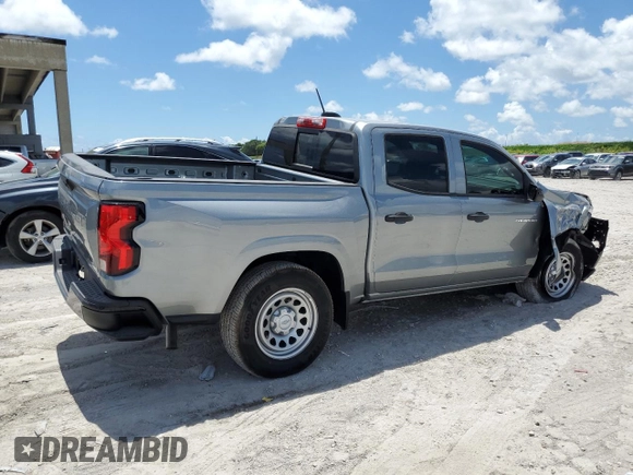 2024 Chevrolet Colorado 2WD Work Truck with VIN 1GCGSBEC4R1183241, listed as a Copart auction lot 57462484 with Not provided miles and Salvage title. Bid and sale history available at DreamBid. Image 3.