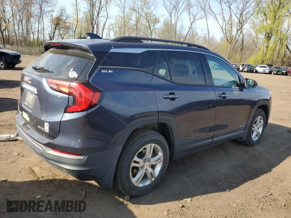 2018 GMC Terrain SLE with VIN 3GKALTEV3JL384706, listed as a Copart auction lot 53725985 with 66,857 mi miles and Salvage Title. Bid and sale history available at carsss.com. Image 3.