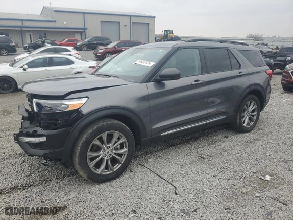 2022 Ford Explorer XLT with VIN 1FMSK7DH6NGB58610, listed as a Copart auction lot 44392125 with 20,190 mi miles and Salvage Title. Bid and sale history available at carsss.com. Image 1.