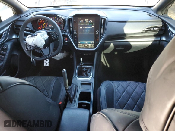 2024 Subaru WRX Premium with VIN JF1VBAH63R9803754, listed as a Copart auction lot 89322505 with 4,238 mi miles and Salvage title. Bid and sale history available at DreamBid. Image 8.