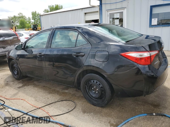 2016 Toyota Corolla L with VIN 2T1BURHE5GC489528, listed as a Copart auction lot 58780875 with 190,297 mi miles and Salvage title. Bid and sale history available at DreamBid. Image 2.