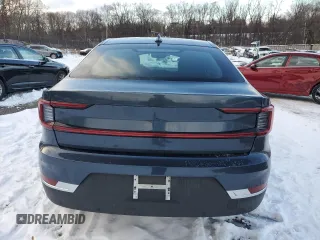 2022 Polestar 2 with VIN LPSED3KA3NL055736, listed as a Copart auction lot 87258074 with 37,515 mi miles and Salvage Title. Bid and sale history available at carsss.com. Image 6.