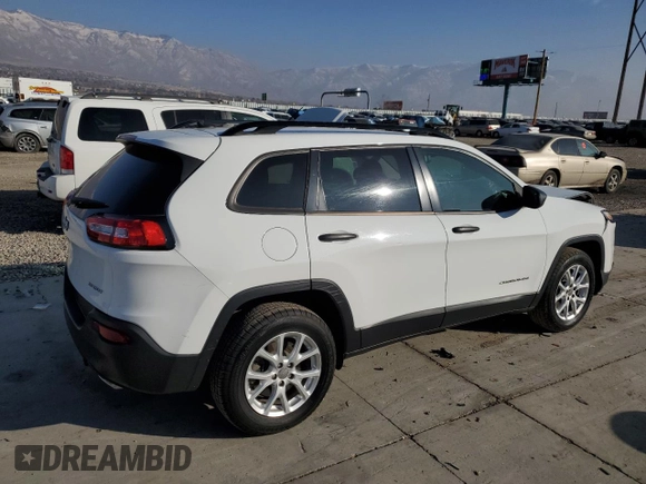2016 Jeep Cherokee Altitude with VIN 1C4PJMAS0GW215128, listed as a Copart auction lot 83919964 with 134,891 mi miles and Salvage title. Bid and sale history available at DreamBid. Image 3.