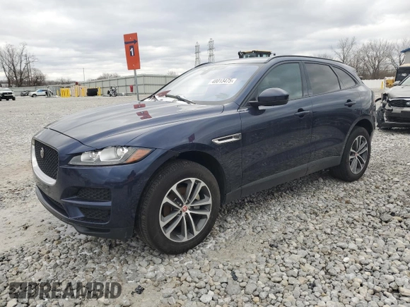 2017 Jaguar F-Pace 20d Premium with VIN SADCJ2BN4HA488443, listed as a Copart auction lot 48013475 with 98,176 mi miles and Clean Title. Bid and sale history available at DreamBid. Image 1.
