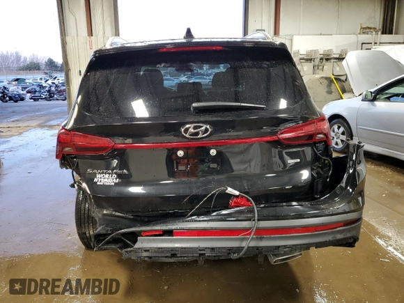 2022 Hyundai Santa Fe SEL with VIN 5NMS2DAJ9NH470987, listed as a Copart auction lot 68364162 with 6,358 mi miles. Bid and sale history available at carsss.com. Image 6.