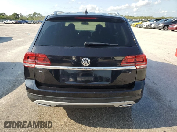 2018 Volkswagen Atlas SE with VIN 1V2CR2CAXJC562263, listed as a Copart auction lot 89131485 with 145,528 mi miles and Non repairable. Bid and sale history available at DreamBid. Image 6.