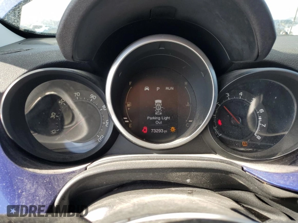 2016 FIAT 500X Easy with VIN ZFBCFXBT0GP335215, listed as a Copart auction lot 51522105 with 73,293 mi miles and Salvage title. Bid and sale history available at DreamBid. Image 9.