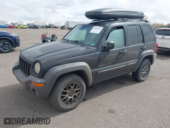 2002 Jeep Liberty Sport with VIN 1J4GL48K02W313000, listed as a IAAI auction lot 41837671 with 168,362 mi miles. Bid and sale history available at carsss.com. Image 2.