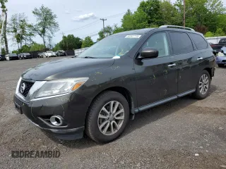 2015 Nissan Pathfinder S z VIN 5N1AR2MM6FC694683, wystawiony jako Copart lot #58342715 z przebiegiem 190 559 mil mil oraz Szkoda całkowita • Salvage title. Historia ofert i sprzedaży dostępna na DreamBid. Obrazek 1.