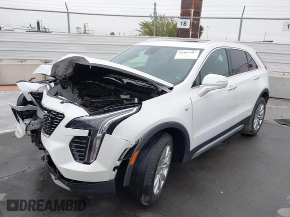 2022 Cadillac XT4 FWD Premium Luxury with VIN 1GYFZCR49NF100393, listed as a IAAI auction lot 42497187 with 23,672 mi miles and . Bid and sale history available at DreamBid. Image 18.
