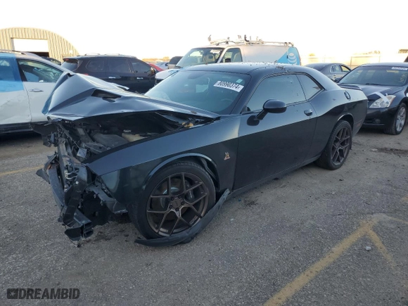 2015 Dodge Challenger R/T Scat Pack with VIN 2C3CDZFJ6FH718392, listed as a Copart auction lot 80990374 with 0 mi miles and Salvage Title. Bid and sale history available at carsss.com. Image 1.