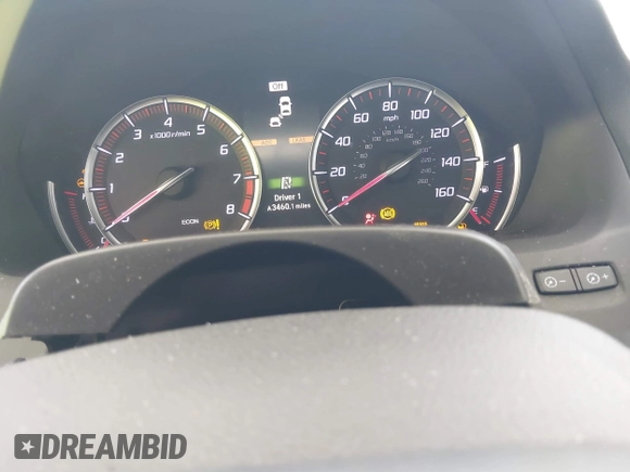 2019 Acura TLX w/A-Spec Pkg with VIN 19UUB1F64KA001793, listed as a IAAI auction lot 40930411 with 1 mi miles. Bid and sale history available at carsss.com. Image 7.