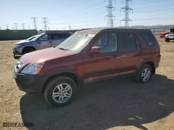 2003 Honda CR-V EX with VIN JHLRD788X3C046939, listed as a Copart auction lot 49137435 with 198,704 mi miles and Salvage Title. Bid and sale history available at carsss.com. Image 1.