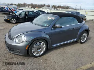 2015 Volkswagen Beetle 1.8T w/Tech with VIN 3VW517AT5FM812045, listed as a Copart auction lot 49538615 with Not Provided miles and Salvage Title. Bid and sale history available at DreamBid. Image 1.