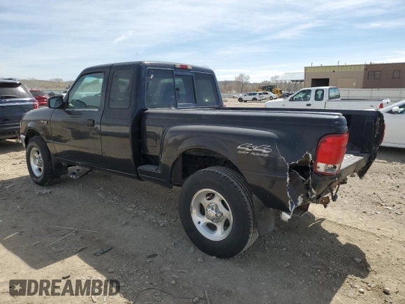 2000 Ford Ranger XL with VIN 1FTZR15V9YPA61700, listed as a Copart auction lot 49213275 with 189,054 mi miles and Salvage Title. Bid and sale history available at DreamBid. Image 2.