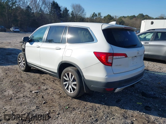 2021 Honda Pilot EX-L with VIN 5FNYF6H52MB062365, listed as a IAAI auction lot 41664771 with 42,393 mi miles. Bid and sale history available at carsss.com. Image 3.