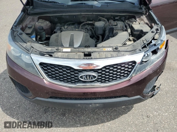 2013 Kia Sorento LX with VIN 5XYKTDA23DG389370, listed as a Copart auction lot 60645535 with 176,393 mi miles and Salvage title. Bid and sale history available at DreamBid. Image 12.