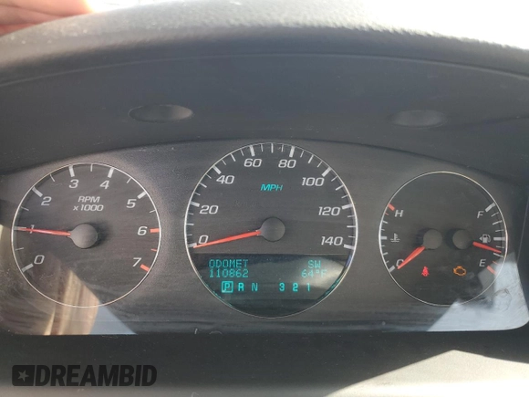 2009 Chevrolet Impala LT with VIN 2G1WT57KX91119948, listed as a Copart auction lot 49243045 with 110,862 mi miles and Salvage Title. Bid and sale history available at DreamBid. Image 9.
