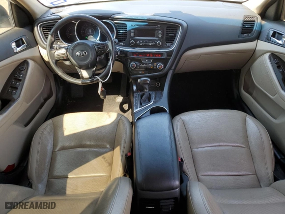 2014 Kia Optima EX with VIN 5XXGN4A79EG267436, listed as a Copart auction lot 49629855 with 206,276 mi miles and Salvage Title. Bid and sale history available at carsss.com. Image 8.