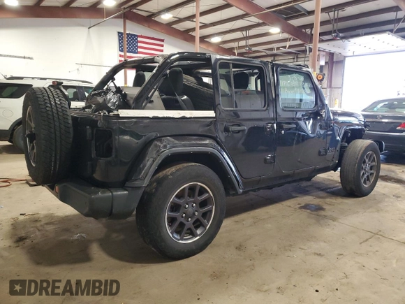 2021 Jeep Wrangler Unlimited Willys с VIN 1C4HJXDN6MW718492, выставлен на аукционе Copart как лот 50181225 с пробегом Не указан миль и Списание • Salvage title. История ставок и продаж доступна на DreamBid. Изображение 3.