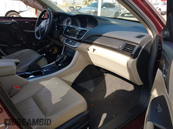 2013 Honda Accord EX-L with VIN 1HGCR2F8XDA168189, listed as a IAAI auction lot 42188246 with 235,286 mi miles and . Bid and sale history available at DreamBid. Image 5.