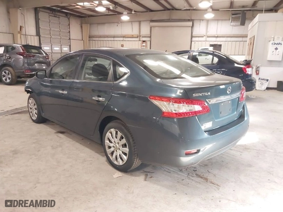 2014 Nissan Sentra SV with VIN 3N1AB7AP7EY215331, listed as a IAAI auction lot 41423935 with 200,419 mi miles. Bid and sale history available at carsss.com. Image 3.