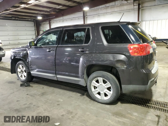 2013 GMC Terrain SLE with VIN 2GKALMEK4D6302339, listed as a Copart auction lot 55856355 with 192,617 mi miles and Salvage title. Bid and sale history available at DreamBid. Image 2.