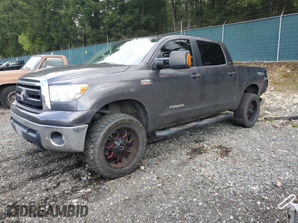 2012 Toyota Tundra 4WD Truck with VIN 5TFDY5F13CX263098, listed as a Copart auction lot 53458655 with 203,332 mi miles and Salvage Title. Bid and sale history available at carsss.com. Image 1.