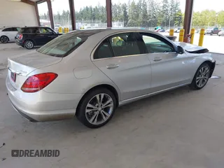 2017 Mercedes-Benz C 300 with VIN 55SWF4KB3HU179239, listed as a IAAI auction lot 42100360 with 121,396 mi miles and . Bid and sale history available at DreamBid. Image 4.
