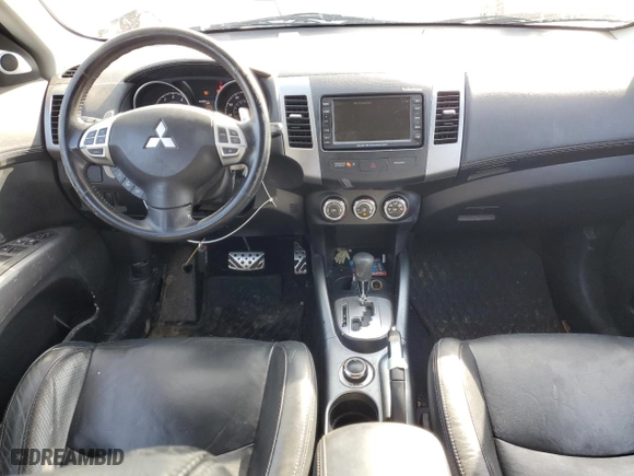 2010 Mitsubishi Outlander GT with VIN JA4JT5AX0AZ010894, listed as a Copart auction lot 42374545 with 165,036 mi miles and Salvage Title. Bid and sale history available at carsss.com. Image 8.