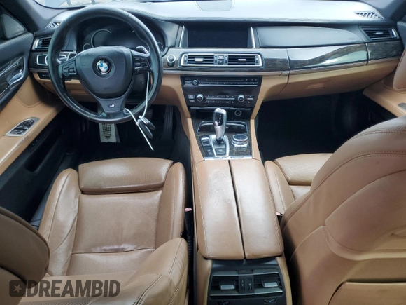 2014 BMW 7 Series 740Li xDrive with VIN WBAYF4C55ED281791, listed as a Copart auction lot 64210005 with 154,365 mi miles and Clean title. Bid and sale history available at DreamBid. Image 8.