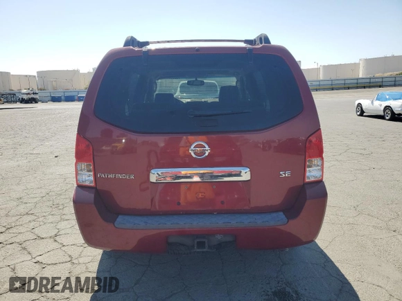 2006 Nissan Pathfinder SE with VIN 5N1AR18U26C632525, listed as a Copart auction lot 60051105 with 239,388 mi miles and Clean title. Bid and sale history available at DreamBid. Image 6.